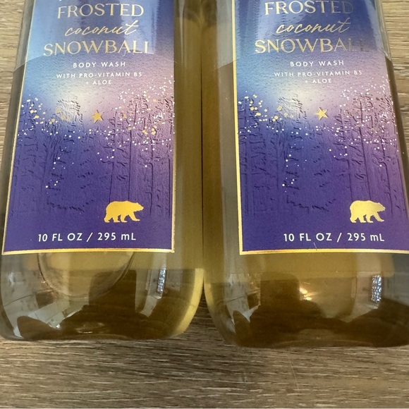 Bath & Body Works | Lot of 2 Frosted Coconut Snowball Body Wash 10 fl oz NWT - Picture 4 of 6